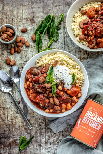 Aubergine and Chickpea Tagine