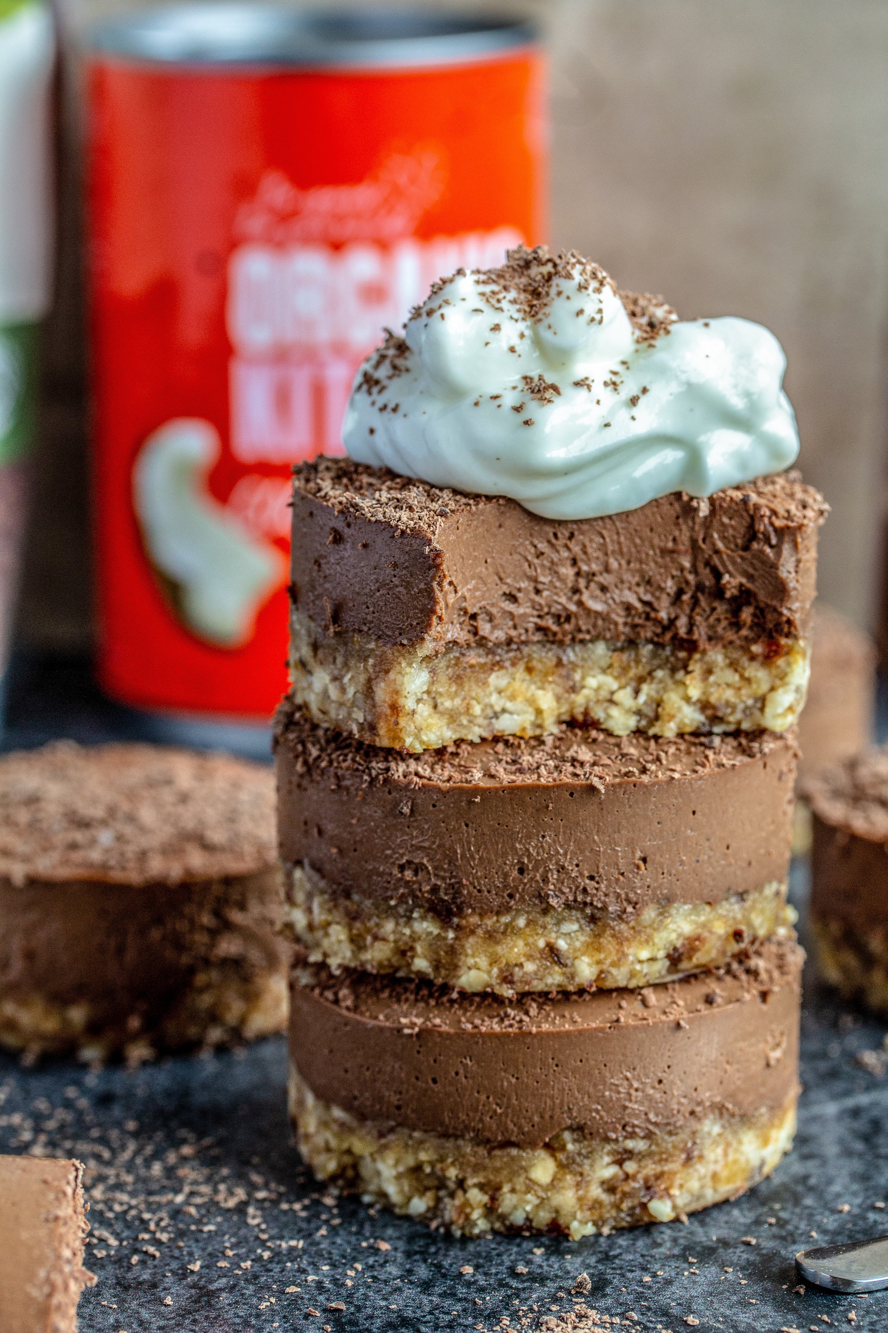 No-Bake Chocolate Mousse “Cheesecakes”