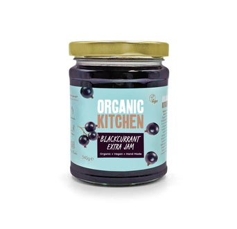 Organic Blackcurrant Extra Jam 340g