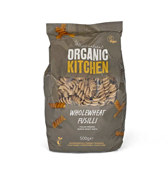 Organic<br> Italian Wholewheat Fusilli 500g