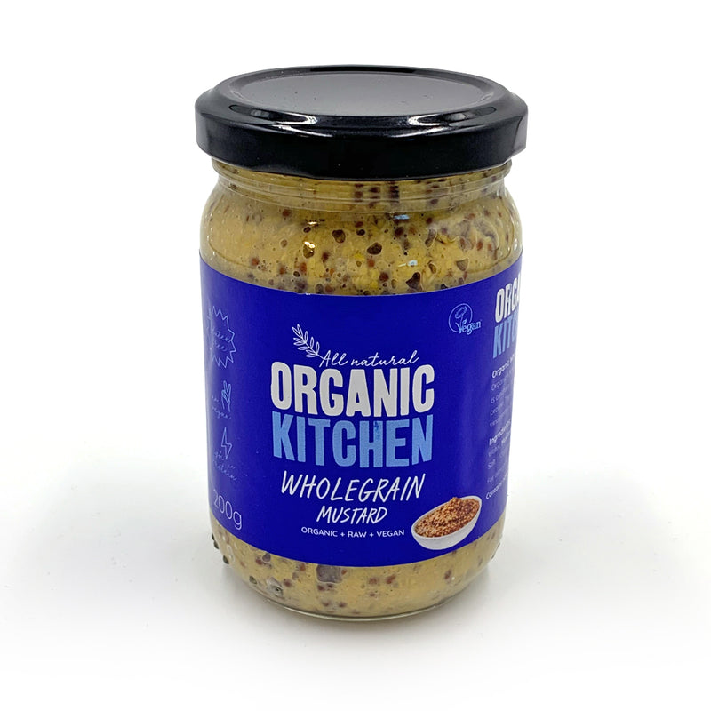 Organic Mustard Wholegrain 200 g